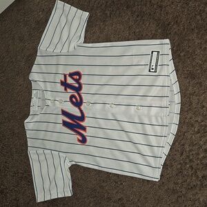 Mets pinstripe jersey